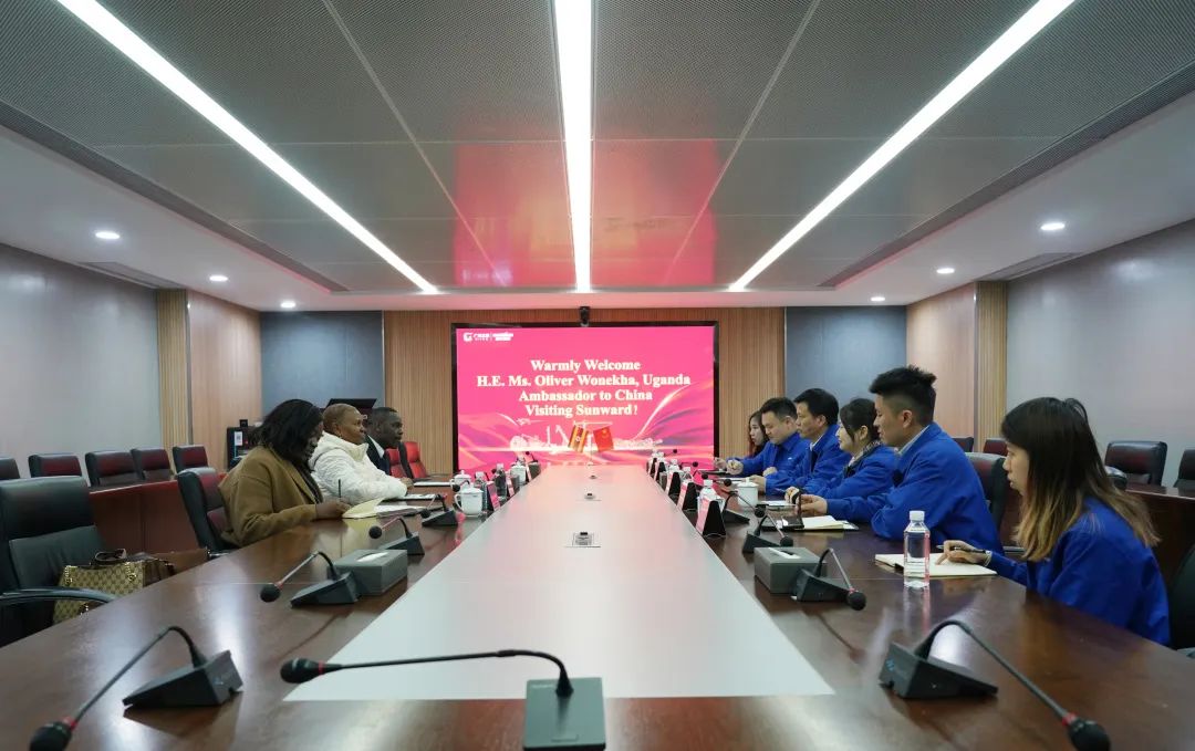乌干达驻华大使到访米乐M6智能