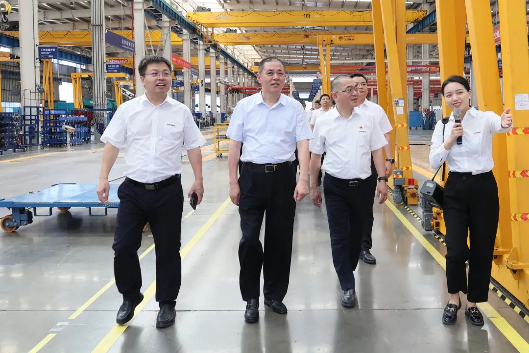 中铁城建集团党委书记、董事长申景涛到访米乐M6智能