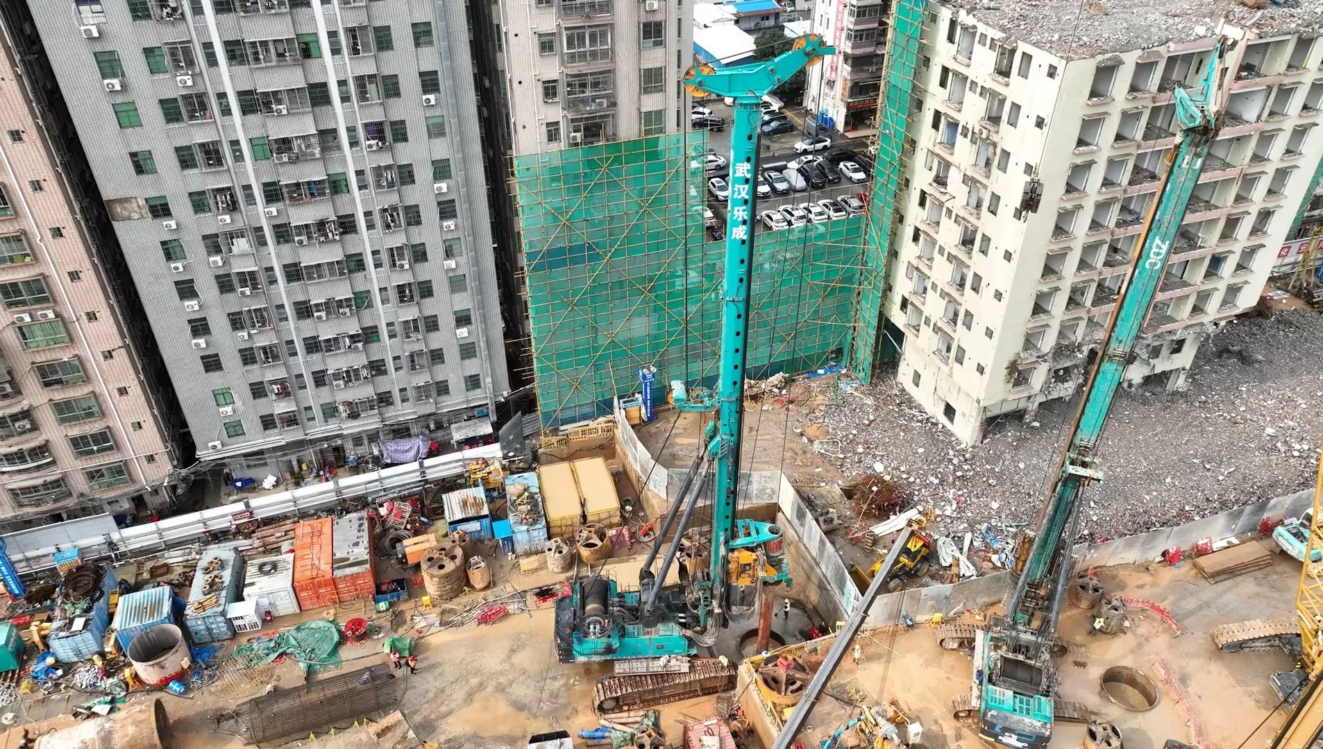 性能突出，超强助力！米乐M6智能旋挖钻机助力深圳地铁五和站施工